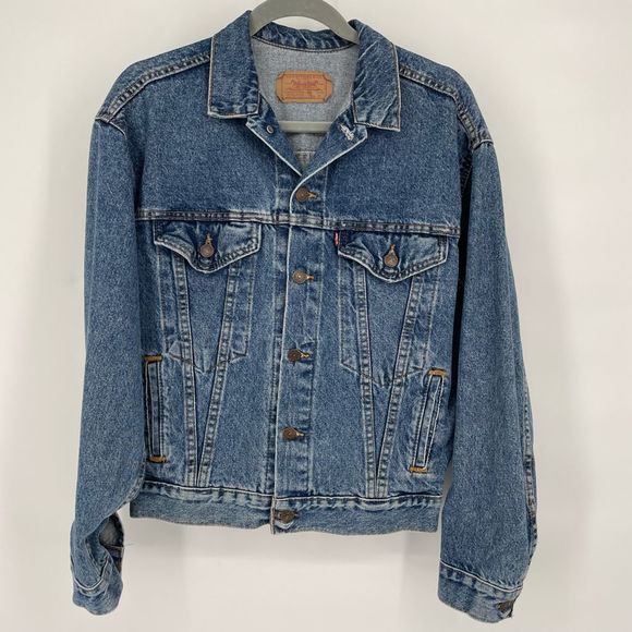 Vintage Levi’s Denim Trucker Jacket 57514-0299 USA XL